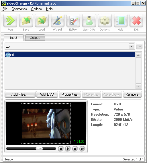 Videocharge Screenshot
